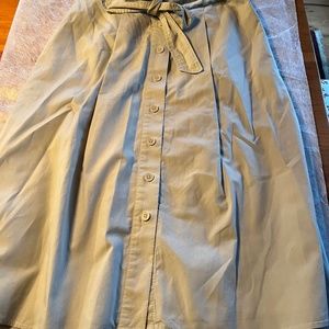 TALBOTS  Tan/Taupe A-Line Skirt, Size 2
